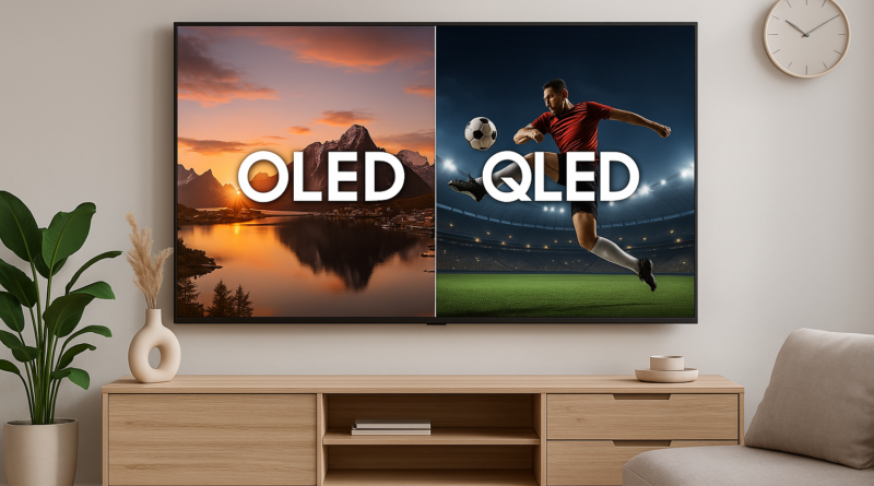 TV comparison QLED vs OLED
