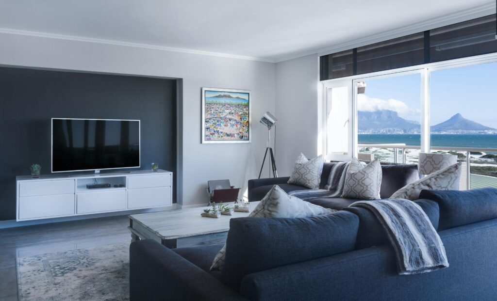TV in a room with beautiful design